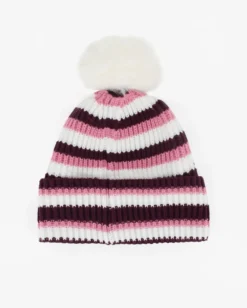 BRUGI - CAPPELLO MULTICOLOR DA DONNA CON PON PON STRIPE  -  ZH2G-6435_QG1