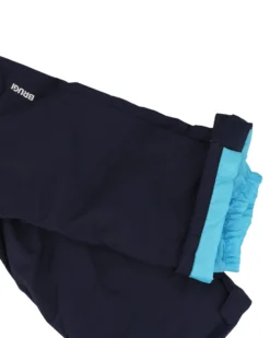 BRUGI - Completo da sci bambina fuchsia e nero impermeabile e antivento con cappuccio