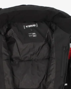 BRUGI - GIACCA DA SCI UOMO NERA, ARANCIO E BANCO 5000, AJ1E-T62K