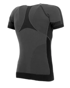 BRUGI -MAGLIA MEZZA MANICA  DA UOMO NERA E GRIGIA TERMICA TRASPIRANTE SENZA CUCITURE - 9GZR-T365_500