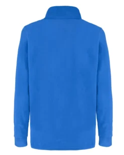 BRUGI - MICROPILE BLU MARE DA UOMO MEZZA ZIP