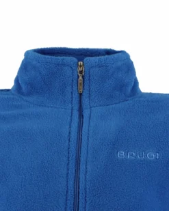 BRUGI - MICROPILE BLU MEZZA ZIP PER RAGAZZI