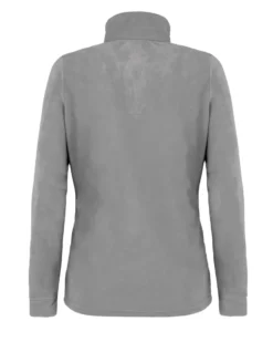 BRUGI - MICROPILE GRIGIO DA DONNA MEZZA ZIP