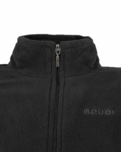 BRUGI - MICROPILE NERO MEZZA ZIP PER BAMBINI