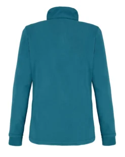 BRUGI - MICROPILE PETROLIO DA DONNA MEZZA ZIP