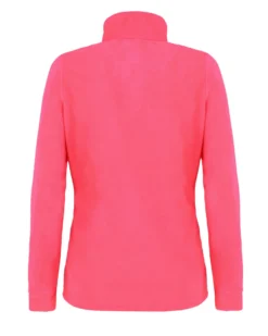 BRUGI - MICROPILE ROSA DA DONNA CON MEZZA ZIP