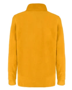 BRUGI - MICROPILE SENAPE DA UOMO MEZZA ZIP, 9GYT-T154_544