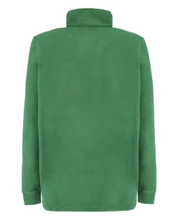 BRUGI - MICROPILE VERDE DA UOMO MEZZA ZIP