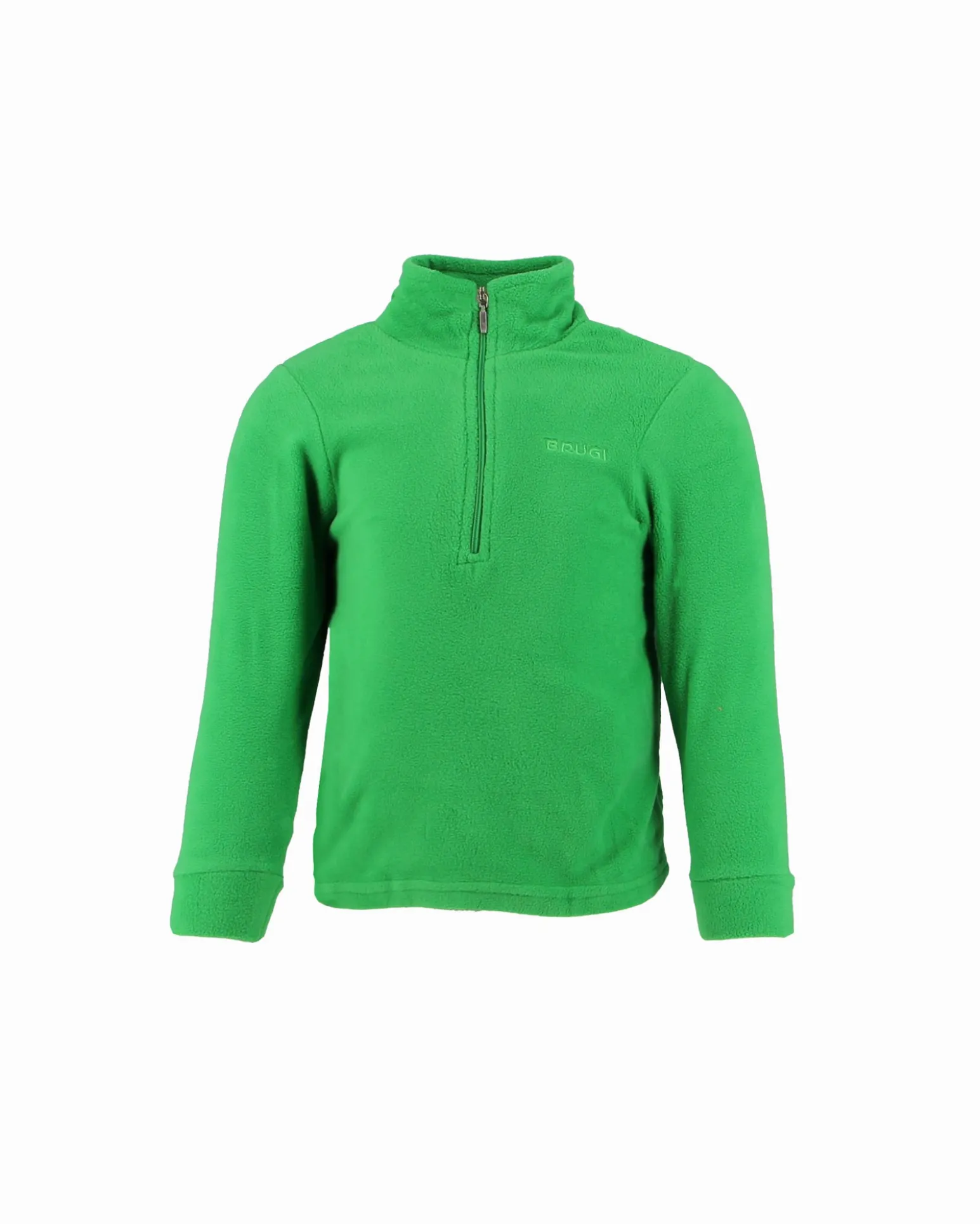 BRUGI - Pile da bambino verde con mezza zip frontale