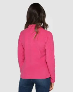 BRUGI - PILE FULL ZIP DONNA FUXIA, 9GZB-TZ17-744