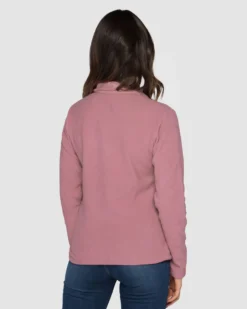 BRUGI - PILE FULL ZIP DONNA ROSA, 9GZB-TZ17-769
