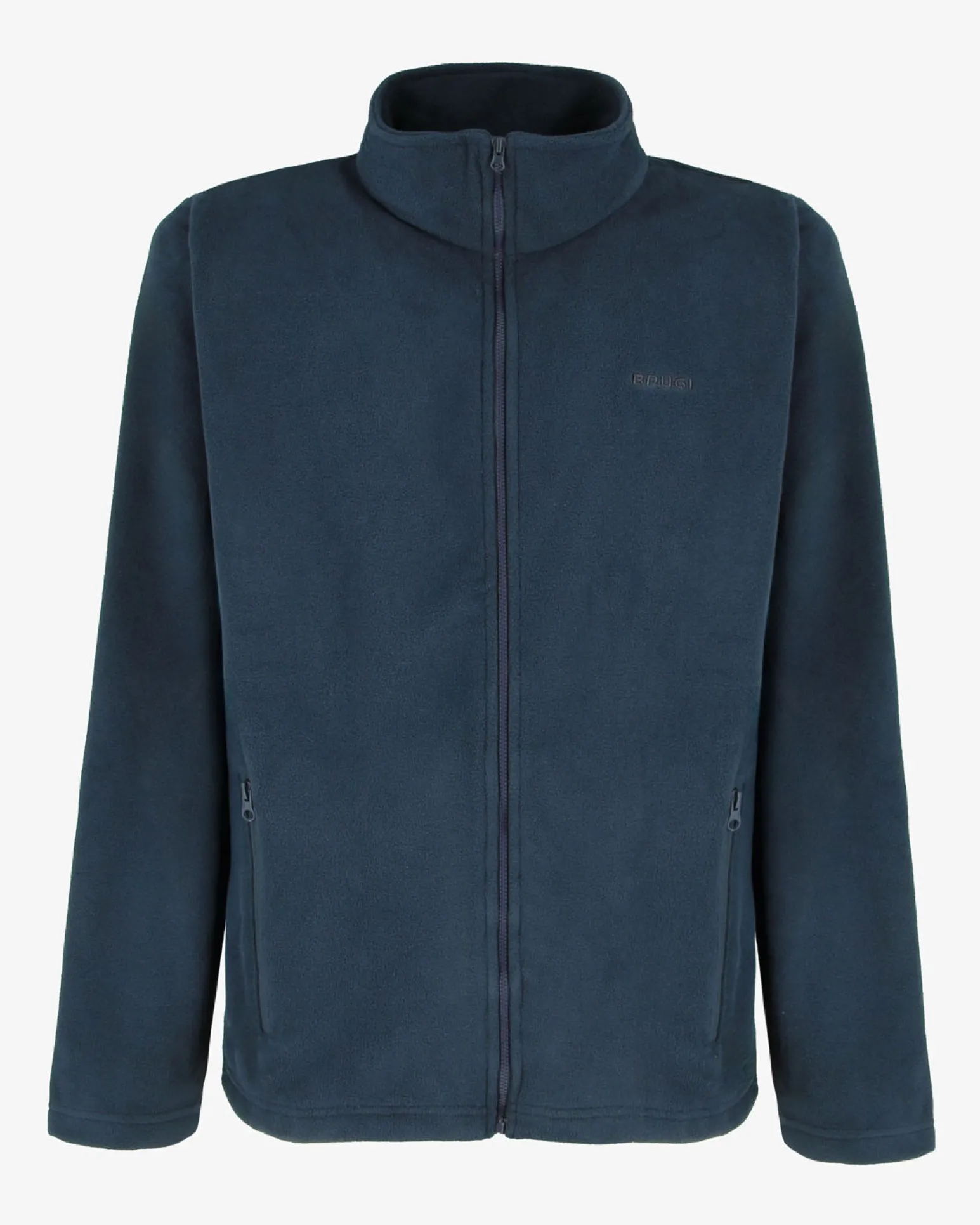 BRUGI - PILE FULL ZIP UOMO BLU, 9GZA-TZ17-956