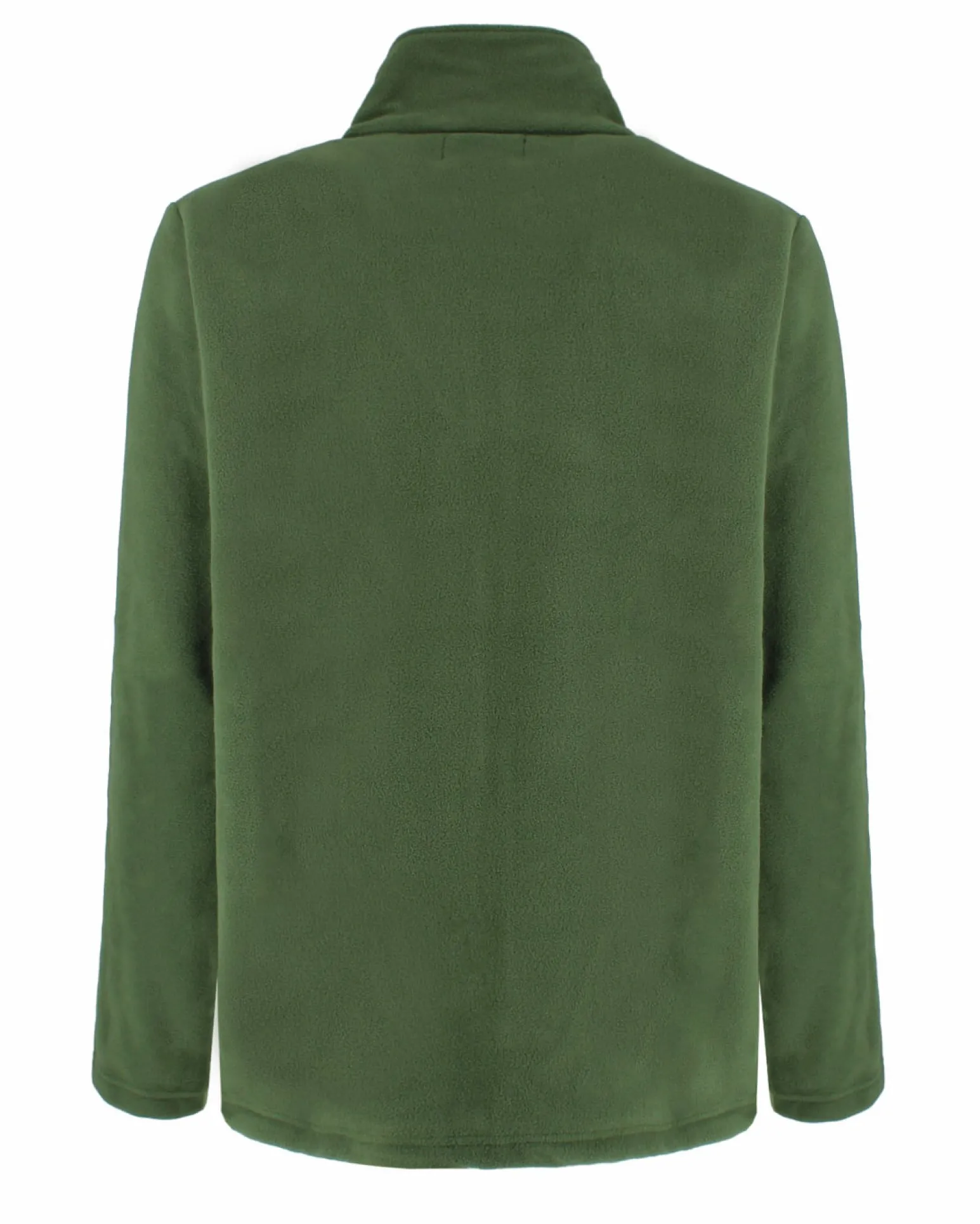 BRUGI - PILE FULL ZIP UOMO VERDE SCURO, 9GYI-TZ17_670