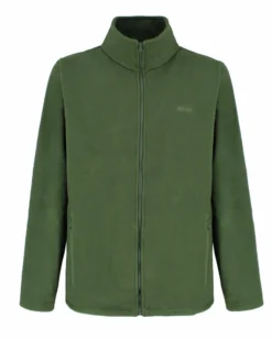 BRUGI - PILE FULL ZIP UOMO VERDE SCURO, 9GYI-TZ17_670