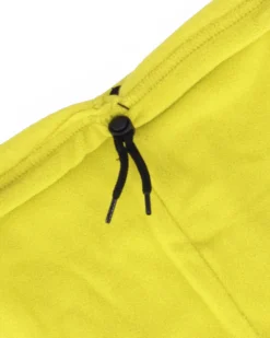 BRUGI - Scaldacollo in pile da uomo giallo con coulisse regolabile
