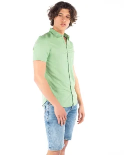 CAMICIA MANICA CORTA LINO CC