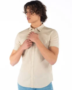 CAMICIA MANICA CORTA LINO CC