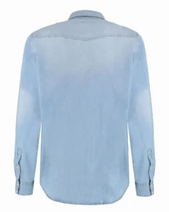 CAMICIA MANICA LUNGA JEANS SABBIATO CHIA