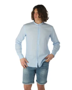 CAMICIA MANICA LUNGA MISTO LINO