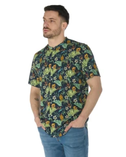 CAMICIA MEZZA MANICA COLLO COREANO