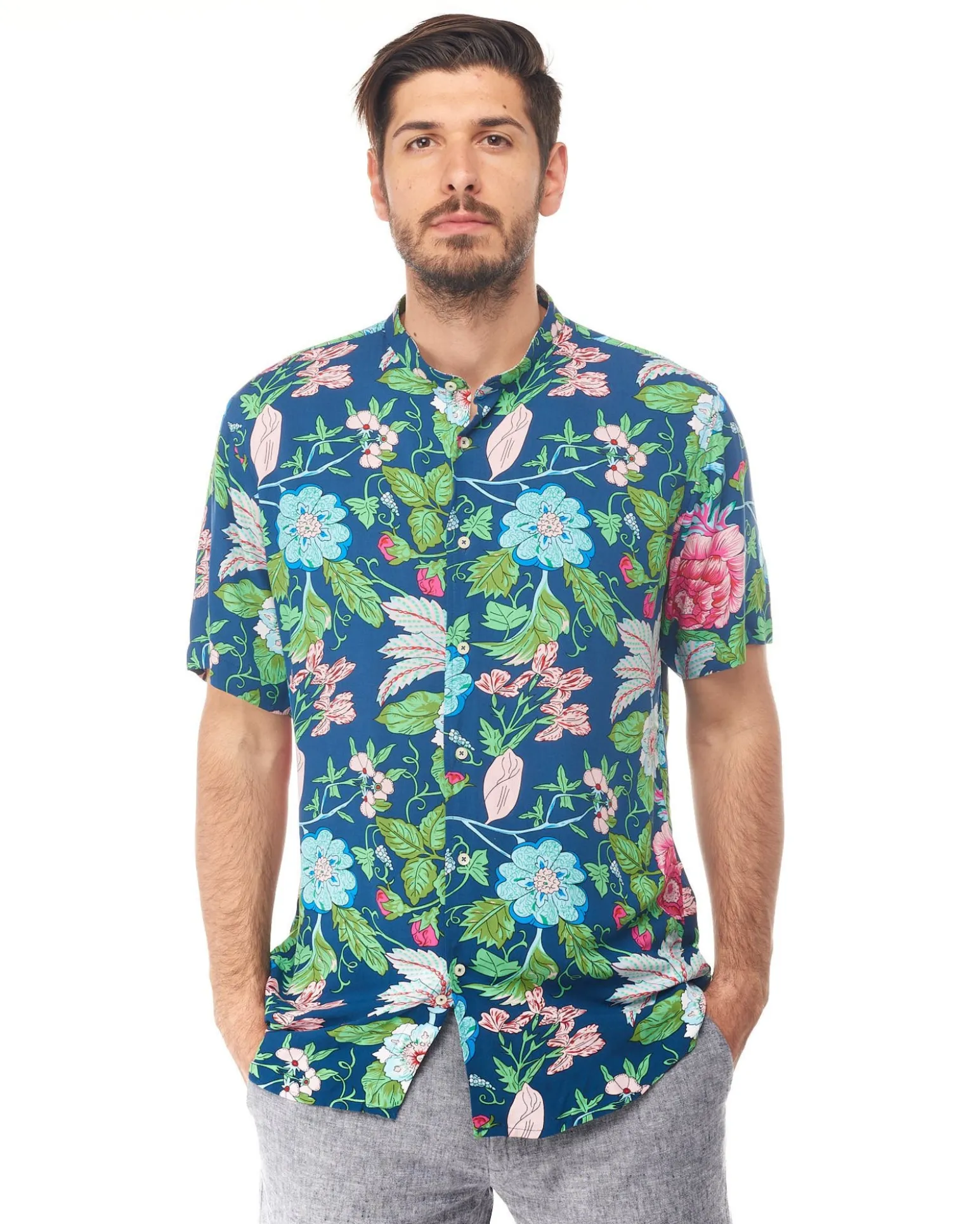 CAMICIA MEZZA MANICA FANTASIA COREANO