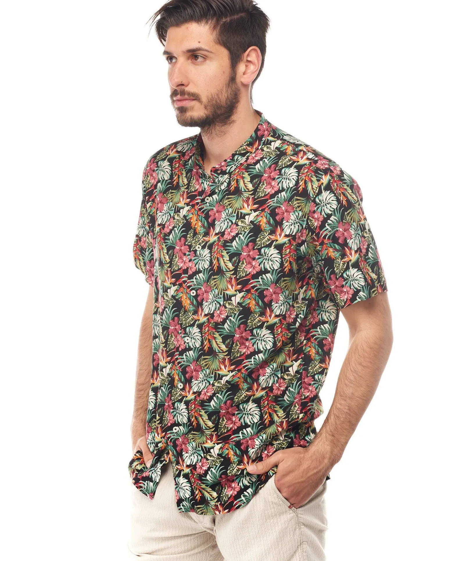 CAMICIA MEZZA MANICA FANTASIA COREANO