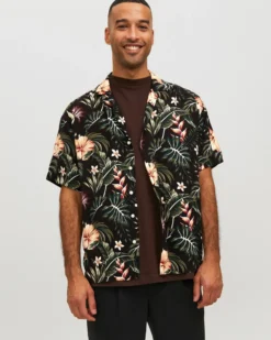 CAMICIA MEZZA MANICA JJEJFF FLORAL
