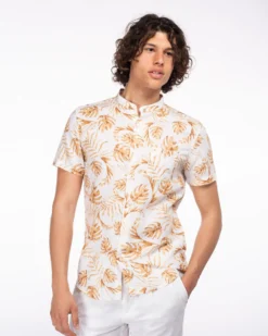 CAMICIA MEZZA MANICA LINO