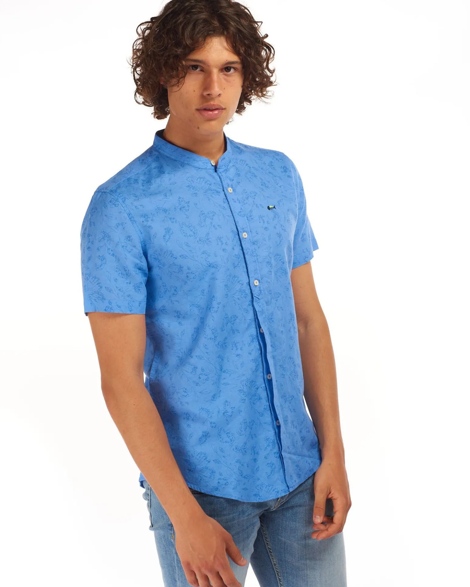 CAMICIA MEZZA MANICA LINO