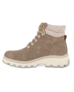 CANGURO - Scarponcino beige con lacci