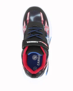 CANGURO - Sneakers blu e nera da bambino con strappo, numerata 29/35
