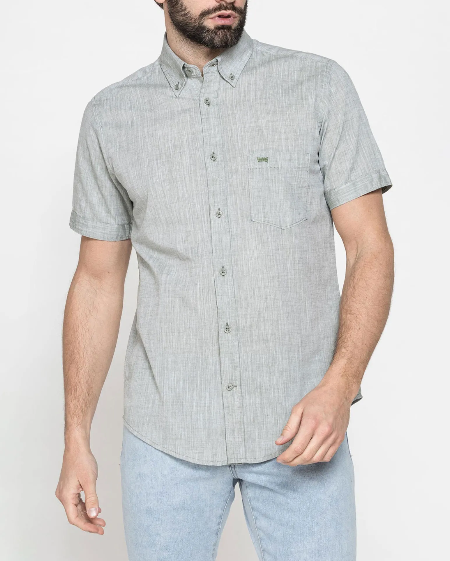 CARRERA - CAMICIA MANICA CORTA BOTTON DOWN MALFILE' CON TASCHINO