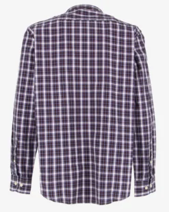 CARRERA - CAMICIA UOMO FANTASIA SCOZZESE TINTO FILO CON COLLO BUTTON-DOWN