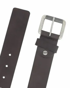 CARRERA - Cinta marrone in VERA PELLE da uomo