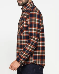 CARRERA - GIACCA CAMICIA SCOZZESE IN FLANELLA CON INTERNO IN FINTO AGNELLINO "SHERPA"