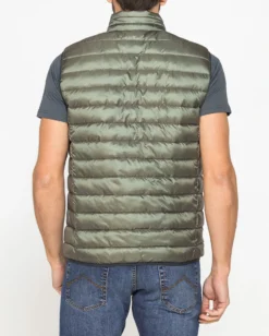CARRERA - Gilet 100 grammi in tessuto ripstop verde oliva da uomo
