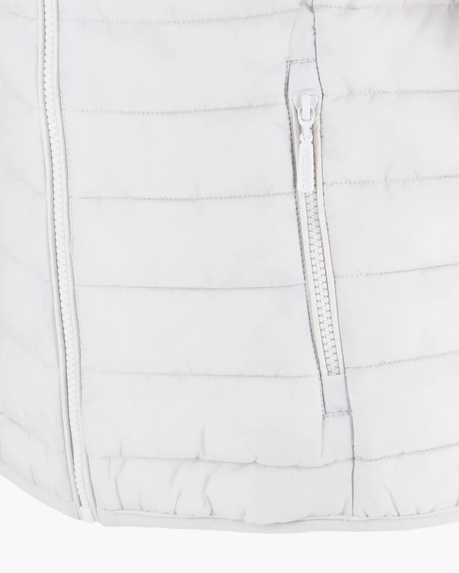 CARRERA - GIUBBINO DONNA BIANCO CON CAPPUCCIO 100GR RIPSTOP