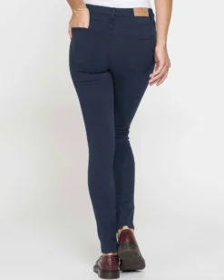 CARRERA - LEGG-JEANS BLU DONNA 5 tasche con zip