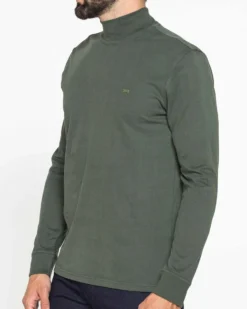CARRERA - LUPETTO MANICA LUNGA MILITARE IN COTONE INTERLOCK