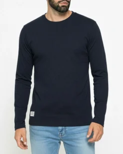 CARRERA - MAGLIA A MANICA LUNGA BLU DA UOMO