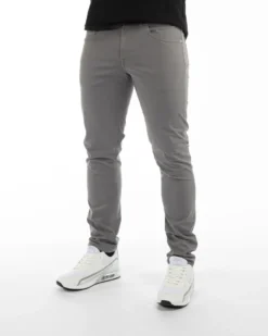 CARRERA - Pantalone da uomo slim fit grigio in cotone elasticizzato