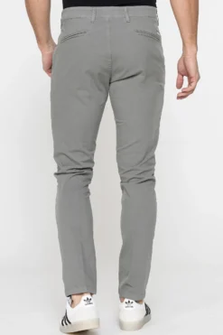 CARRERA - PANTALONE GRIGIO COTONE TASCA AMERICA SLIM FIT