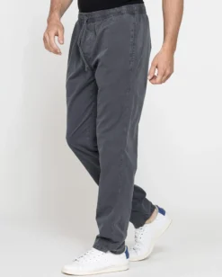 CARRERA - PANTALONE JOGGER GRIGIO DA UOMO CON TASCA AMERICA ELASTICIZZATO
