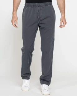 CARRERA - PANTALONE JOGGER GRIGIO DA UOMO CON TASCA AMERICA ELASTICIZZATO