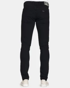 CARRERA - PANTALONE NERO DA UOMO IN BULL DENIM SLIM FIT CON TINUTRA OLD