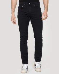 CARRERA - PANTALONE NERO 5 TASCHE COTONE ELASTICIZZATO SLIM FIT