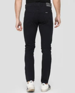 CARRERA - PANTALONE NERO 5 TASCHE COTONE ELASTICIZZATO SLIM FIT