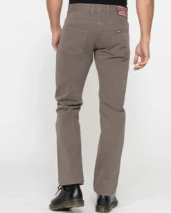 CARRERA - PANTALONE NOCCIOLA 5 TASCHE SMERIGLIATO IN PESANTE GABARDINA DI COTONE