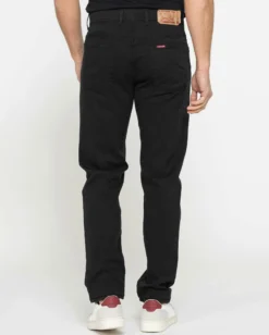 CARRERA - Pantalone 5 tasche cotone gabardina elasticizzata nero
