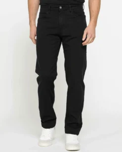 CARRERA - Pantalone 5 tasche cotone gabardina elasticizzata nero